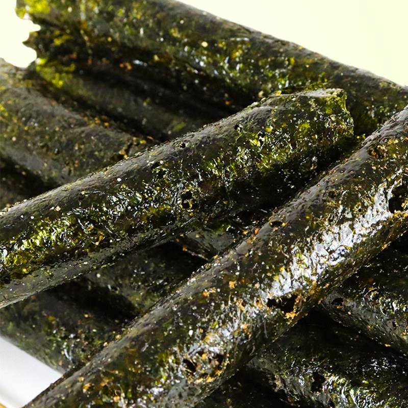 小老板原味海苔卷27g盒装儿童紫菜香脆海味即食零食 小吃休闲食品