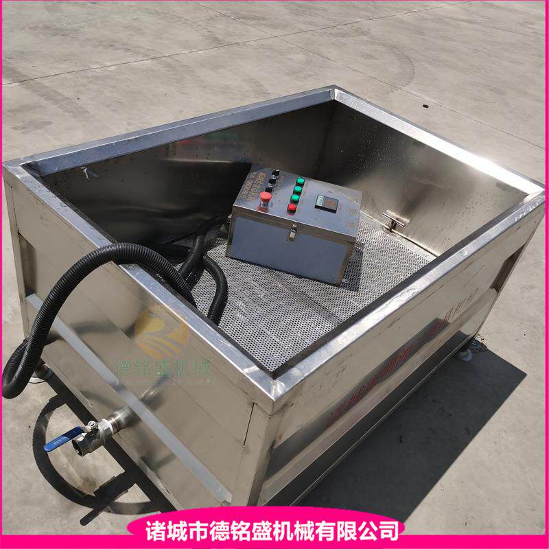 内部带篦子的炸鸡排油炸锅 小型薯塔油炸机 内长一米二的油炸锅