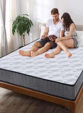 床垫家用弹簧床垫经济型1.5m/1.8m椰棕硬软垫20cm厚软硬两用