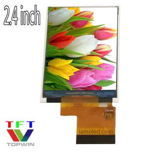 2.4英寸TFT-LCD全彩色液晶全视角点阵屏240x320分辨率拓微topwin