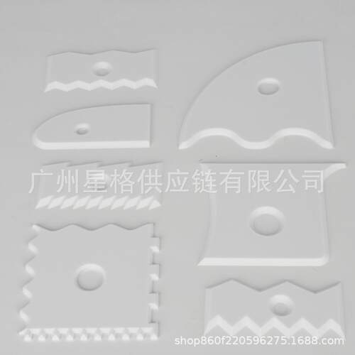 跨境 Pottery Craft Scraper Tool Set 制陶工艺刮板工具7件套