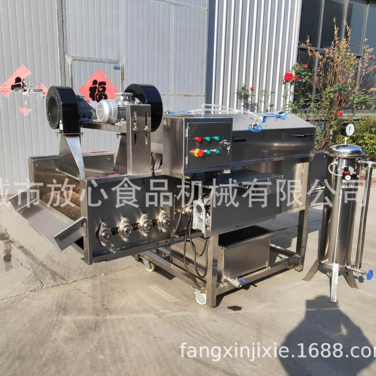 苹果打蜡机水果清厂洗打蜡机WUE家直销水果抛子光机连续式柚打蜡