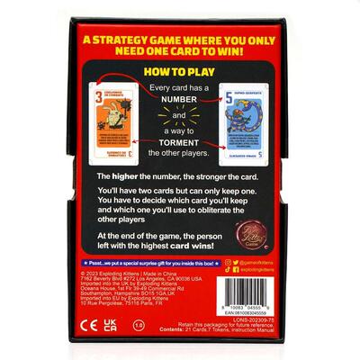 Exploding Kittens Power Hungry Pets 2-6 - Strategic and Simp