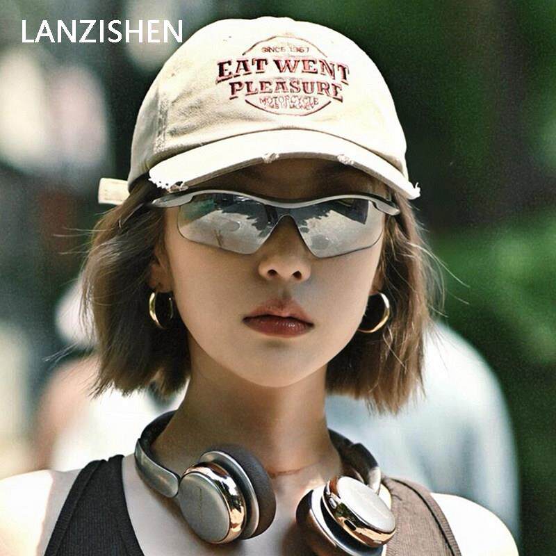 LANZISHEN骑行眼镜欧美户外自行车水银色墨镜登山运动防风护目镜