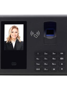 优库FA50智能联网线人脸考勤机员工指纹识别刷脸上下班签到打卡机