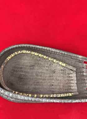 民俗老thu+lzn%物件竹编簸箕米篮怀旧淘农藏村货簸箕老式农旧具收