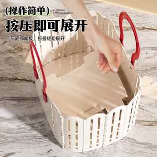 家用储洗衣篮物收折叠脏收衣篮大纳筐脏1019衣篓阳台卫生间脏衣服