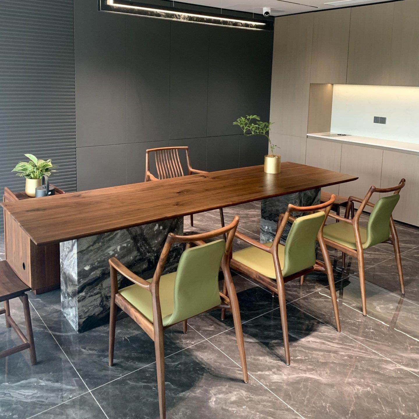 新中式北美黑胡桃木茶桌椅组合现代高级实木茶台茶室家用办公室,住宅家具,家用茶台/茶桌,淘宝优惠券,粉丝福利购,淘宝优惠卷