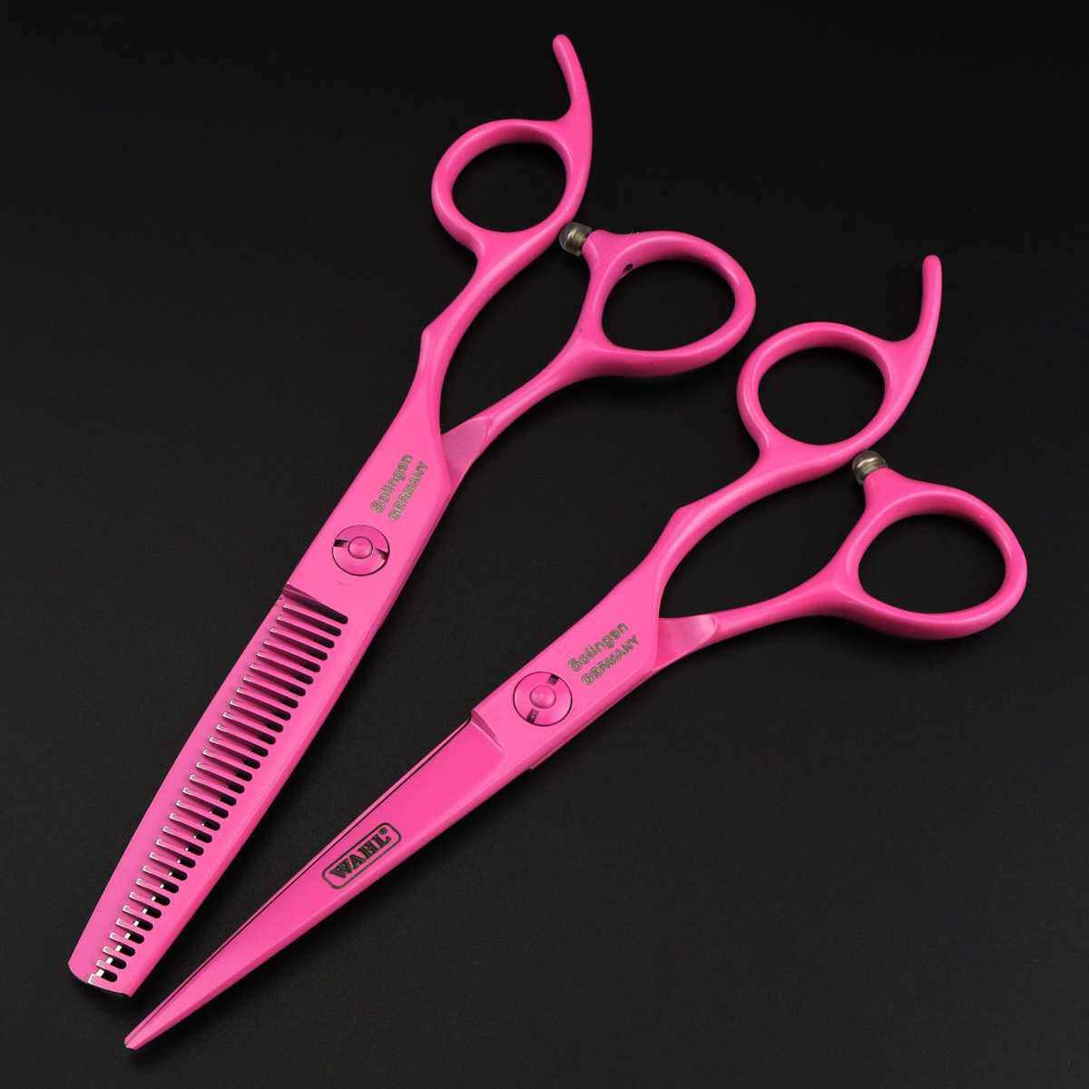 6.0寸粉色 华尔 个性 美发剪刀 理发剪 平剪 牙剪打薄剪05-7,居家日用,美发刀剪,淘宝优惠券,粉丝福利购,淘宝优惠卷