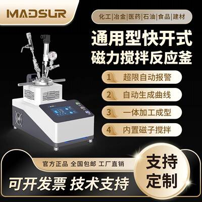 快开式磁力机械搅拌高温高压反应釜搅拌转速100-1200rpm