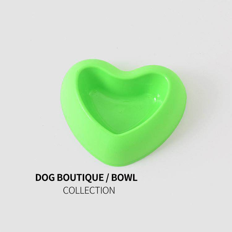 新款宠物用品 狗狗爱心碗 狗碗 狗饭盆 猫咪塑料单碗