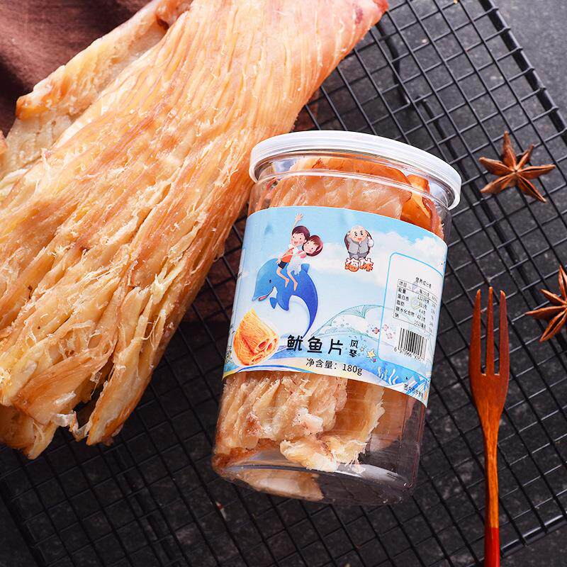 风琴鱿鱼片500g零食即食碳烤手撕鱿鱼须丝海鲜干货散装下酒菜小吃