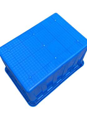 全新PE塑料水箱160L水箱红色长方形可带盖745*540*445塑料周转箱