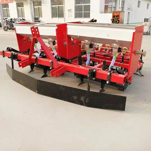 秋葵播种机油葵铺膜精播机免破膜花生点播机新型玉米大豆种植机