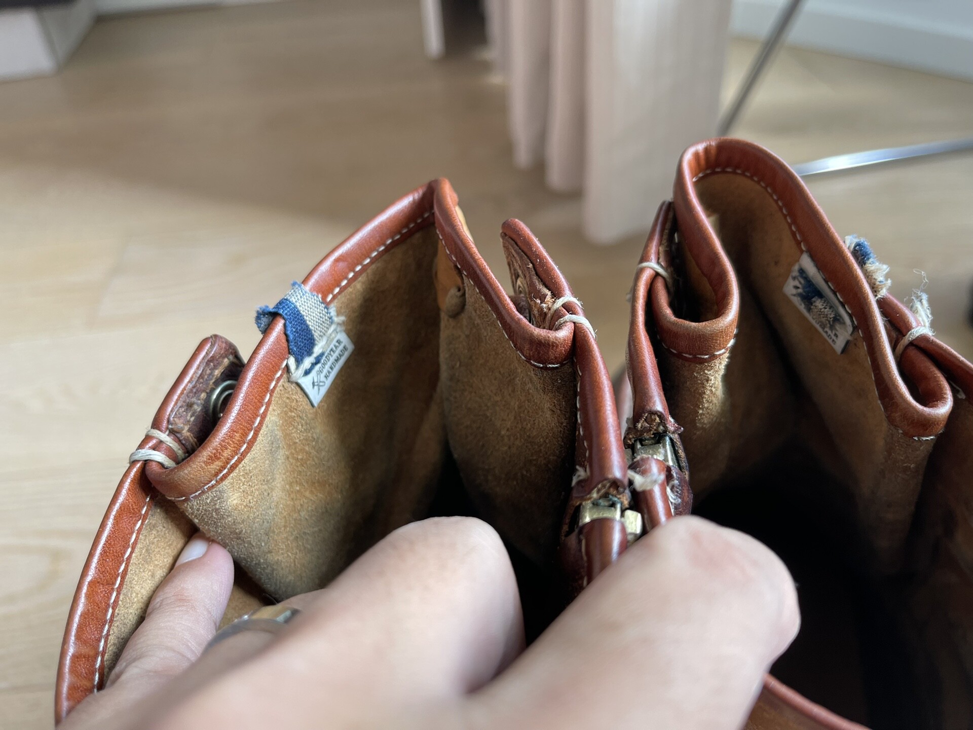 VISVIM ICT GRIZZLY Boots - Heavy Distressed — label