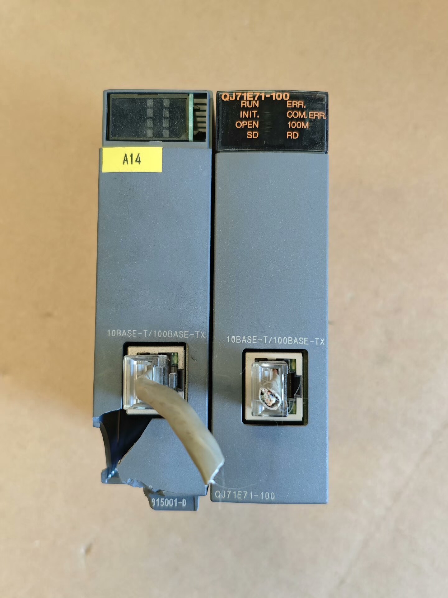 三菱模块 QJ71E71-100 原装拆机，实物拍摄，功能正