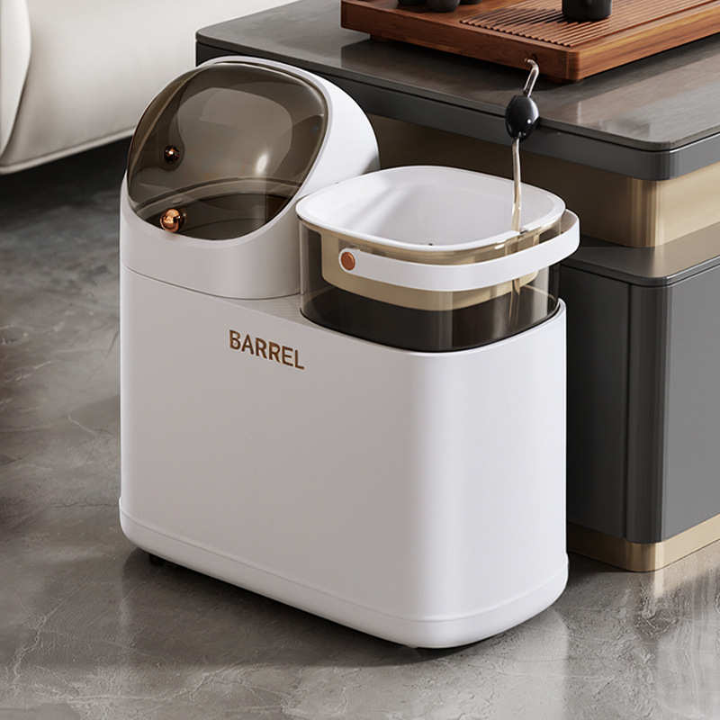 垃圾桶茶水客厅分离茶茶家用废水茶水桶茶渣虑干湿漏桶桶桶分离泡