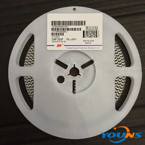 FH风华高科0805B226M100NT201222UF10V20%M档贴片电容