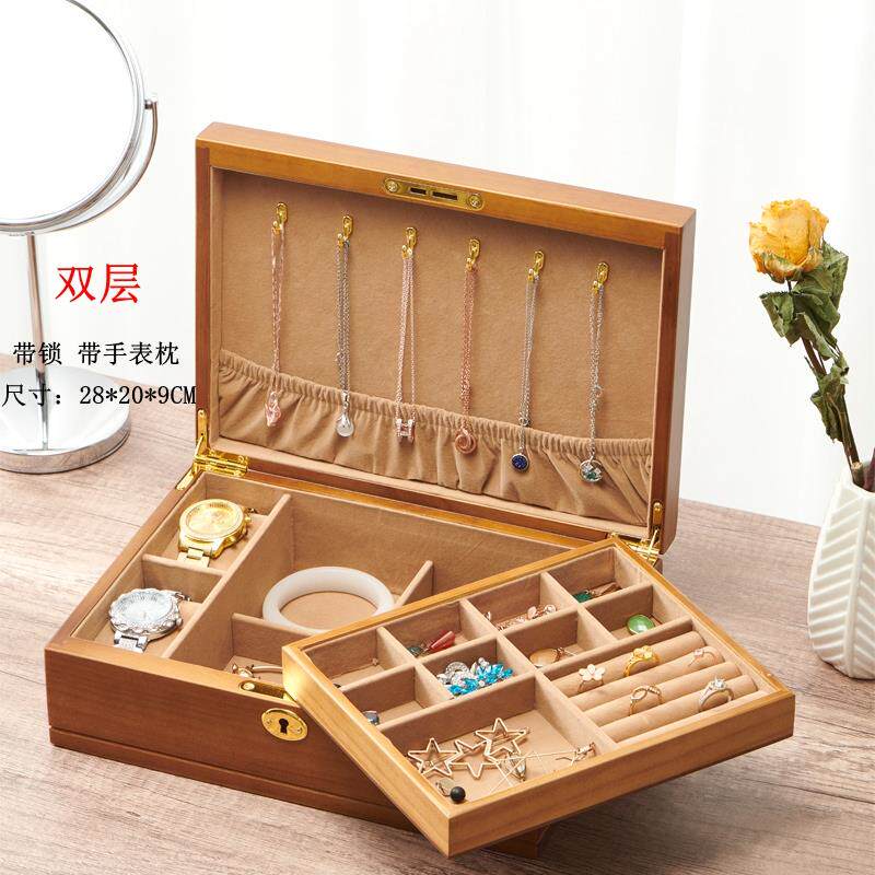 正品实木意访覆创古格与锁高端精风致戒指耳环项炼可问的豪华珠宝