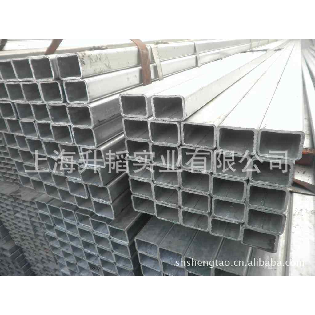 现货供应热镀锌矩形管40*60 热镀锌方管材质Q235B