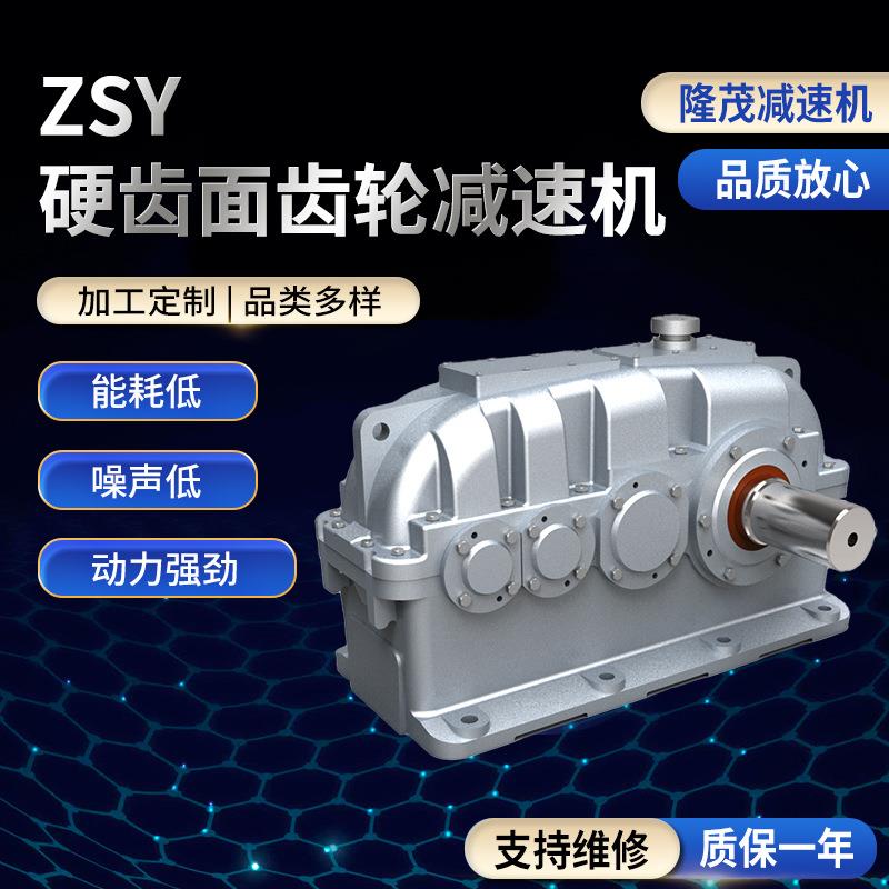 隆茂圆柱齿轮转动减速电机zsy硬齿面齿轮减速机圆柱齿轮转动