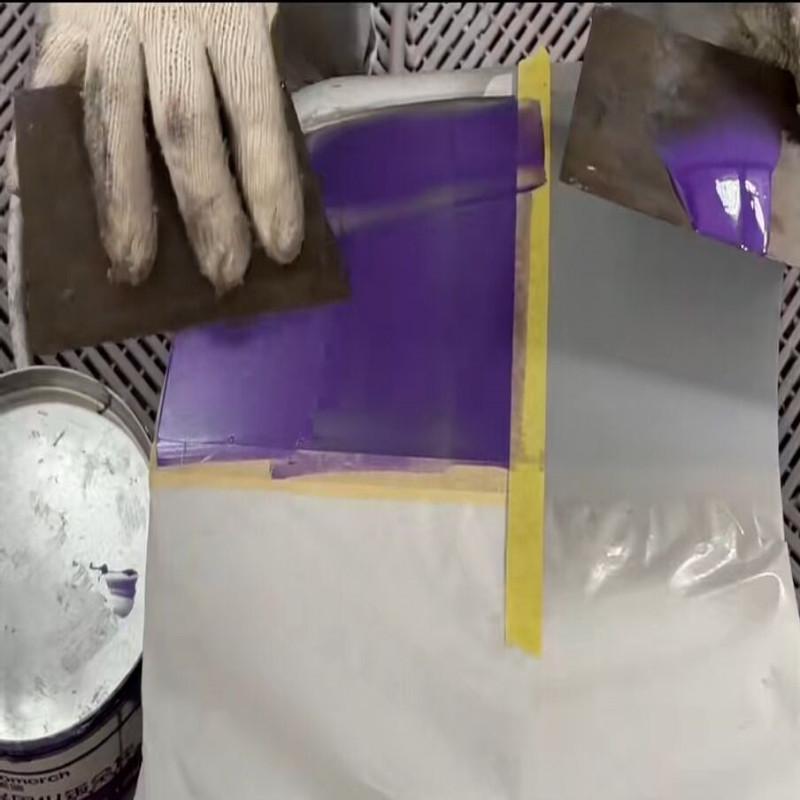 汽车快速补漆15秒UV光固化钣金灰腻子紫外线固化灯喷漆修补中涂漆