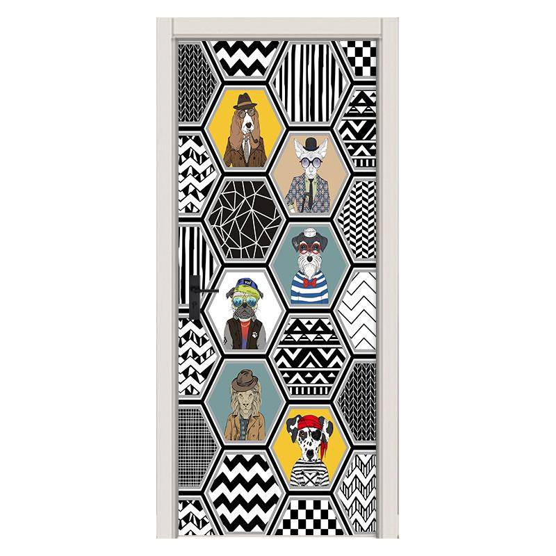 防水门贴纸自粘装饰创意北欧整张木门翻新全包卧室房门卫生间贴画,个性定制/设计服务/DIY,写真/海报印制,淘宝优惠券,粉丝福利购,淘宝优惠卷