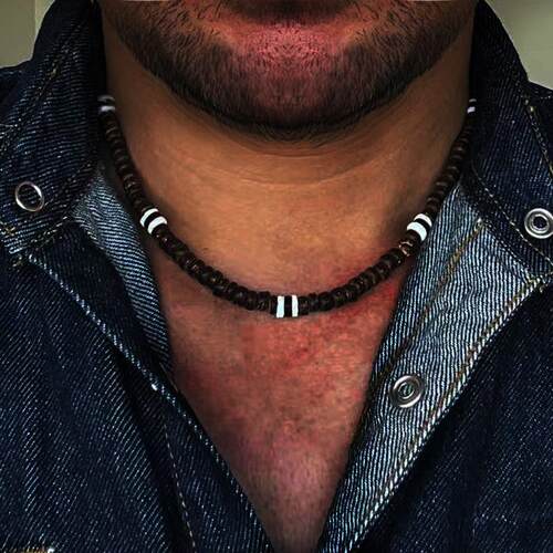 r Simple Geometric Ethnic Surfer Necklace Men Tribal Jewelry