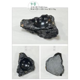 正品灵璧石天然原石墨砚台墨海墨盒手法工房四宝书专用池文徐工砚