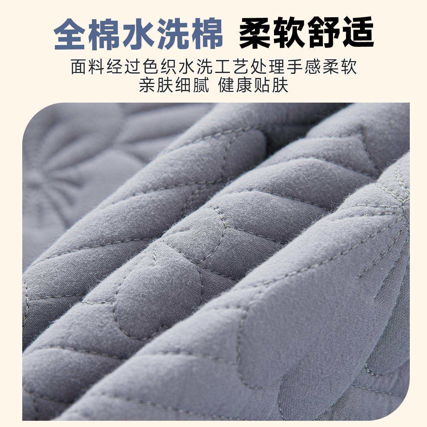 法式花边纯棉大豆夹棉床笠单件四季通用全棉床罩席梦思床垫保护罩