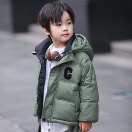 韩版儿童羽绒棉衣中大童棉服女童冬款童装外套跨境团购