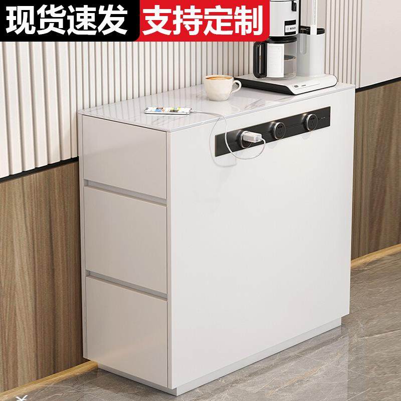 可移动岩板岛台餐桌靠墙一体岛台柜单独极窄实木储物茶水餐边柜子,住宅家具,餐边柜,淘宝优惠券,粉丝福利购,淘宝优惠卷