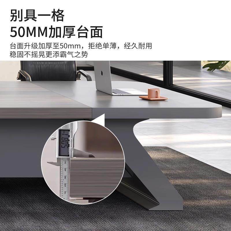 简约现代条形大型会议室会议桌椅组合长桌高档烤漆洽谈桌办公家具