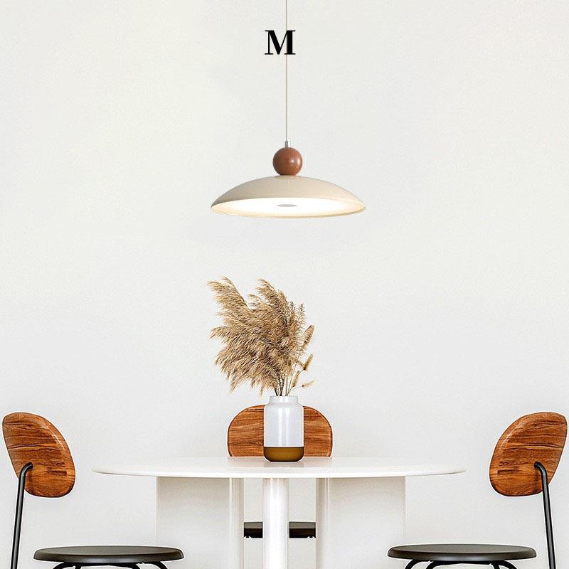 全735光谱护眼餐厅吊灯轻奢奶风吧飞碟台创意卧房室间小油型led灯