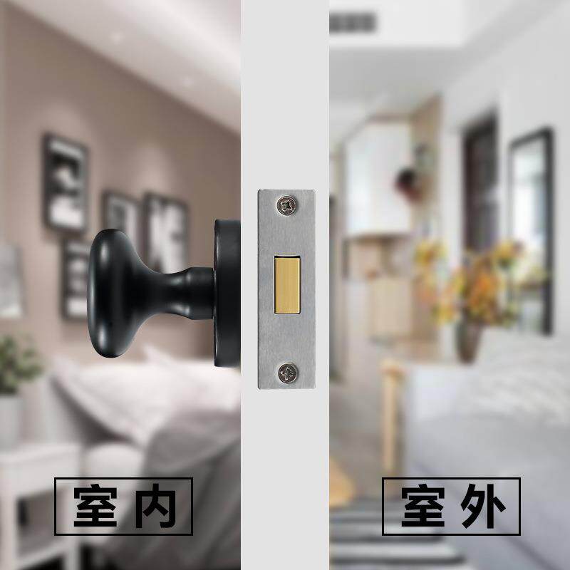 隐形门锁单面室内卧室门锁子把手家用通用型房间木门锁隐藏暗门锁