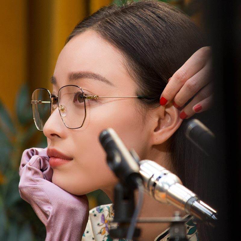 正品平权龙G志D同款金丝眼镜女防蓝光防框辐射光镜男韩版潮近视眼