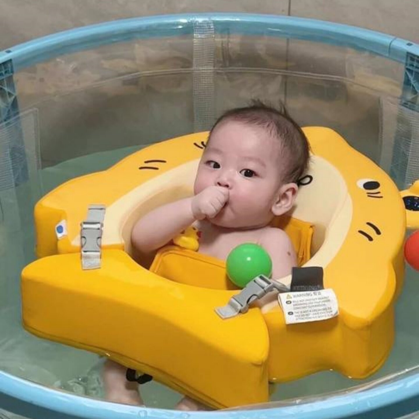 婴儿游泳圈可调节家用小月龄宝宝洗澡神器新生儿游泳圈腋下圈躺圈