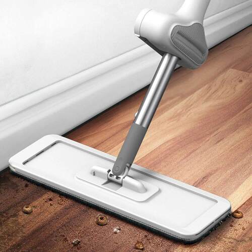 Hands Free Flatbed Mop Household Lazy Floor Mop Tool Large C