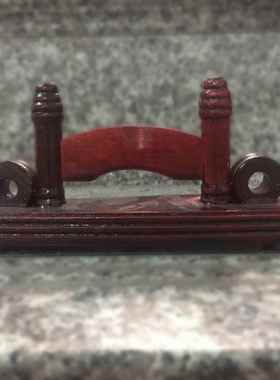 扇拖扇座红色扇座工艺扇架折扇底座扇架扇子架子摆设扇子支架配件