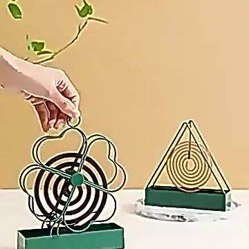 Creative Triangle Mosquito Coil Holder - Fireproof and Heat-