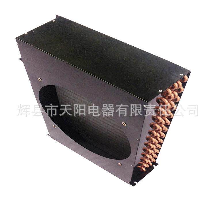 铜管翅片式冷库冷凝器冰箱冷凝器厂家售出