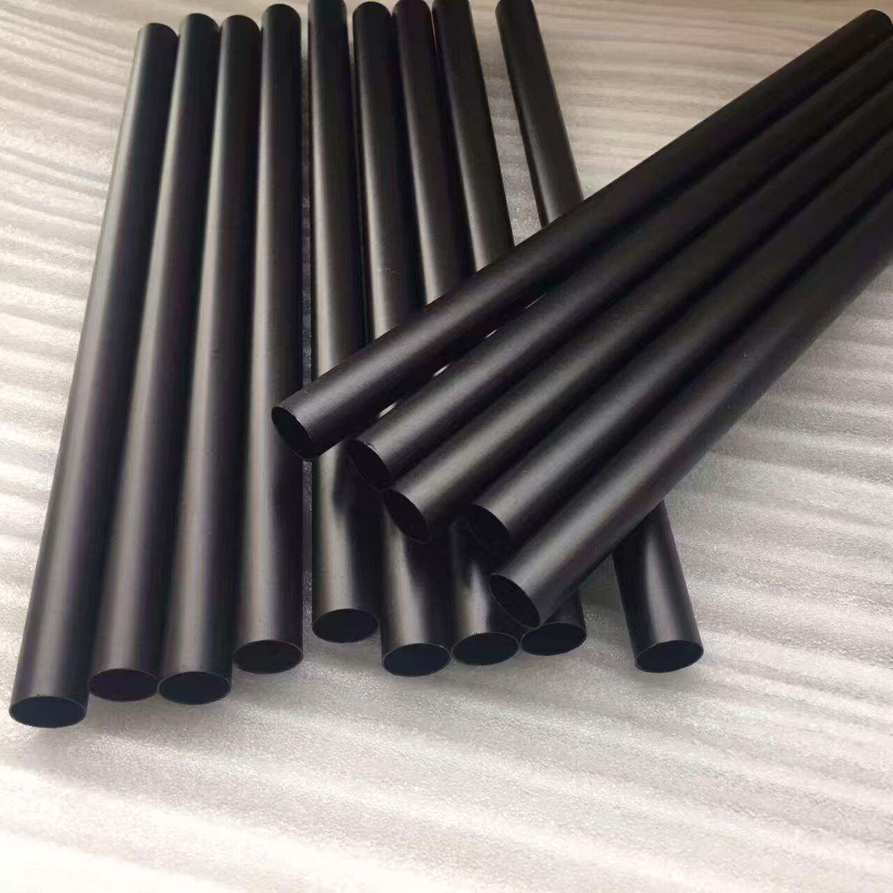 吕合金圆管6063氧化铝管外9-35厚1.0喷砂黑色铝管规格全彩色可定