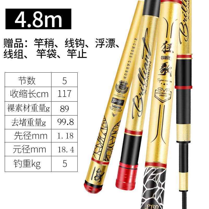 高档轻硬老歌海狂进口碳素291调8调手杆威海钓鱼竿