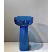 透明彩色树脂立柱盆一体落地式 洗手盆酒店民宿阳台户外洗漱洗脸盆