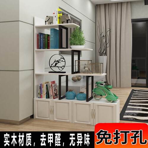 玄关隔断柜门厅沙发隔断柜入户置物架客厅鞋柜酒架花架装饰架阶梯