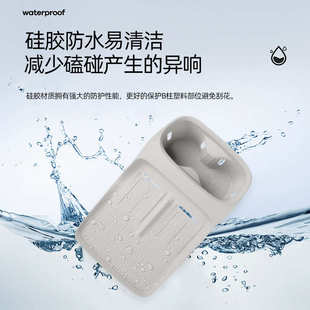 无线充水杯垫原车色硅胶中控无线充电防滑防水保护垫 适用小鹏P7
