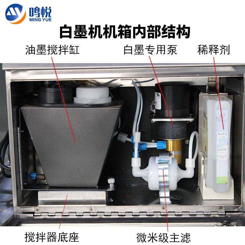 领达全自动小字符白墨喷码机LT1000P 线缆管材电子产品白色打码机