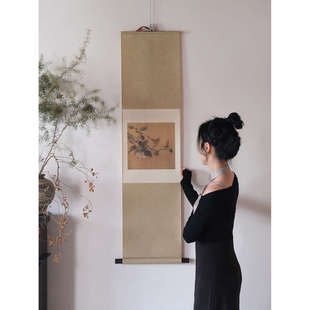 林椿枇杷山鸟果熟禽来图宋代花鸟卷轴画茶室书房新中式日式挂画