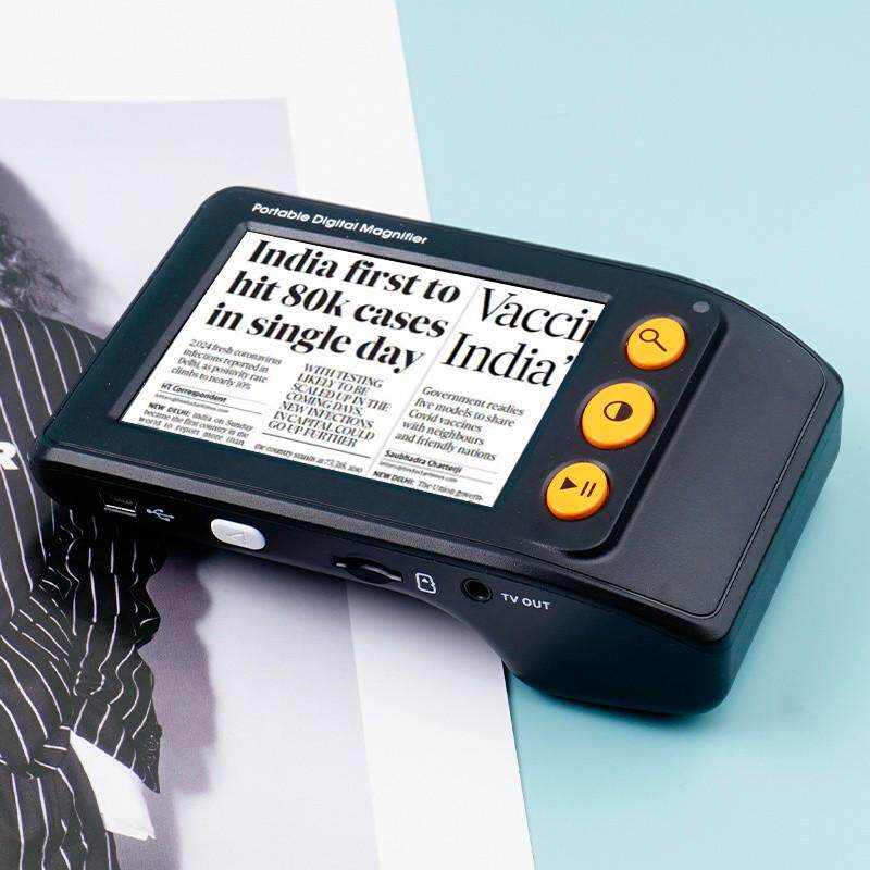 拜斯特低视力助视器25倍便携式高清老人阅读看书用学生电子放大镜