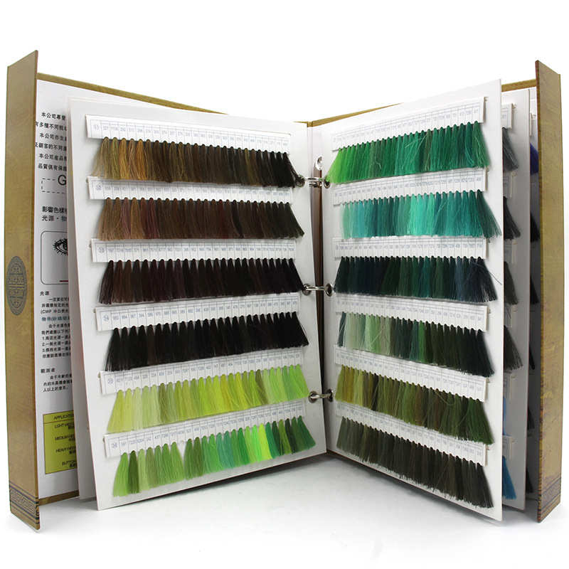 智坤 专用402缝纫线色卡 1800色202服装平车PP缝纫线批发色卡